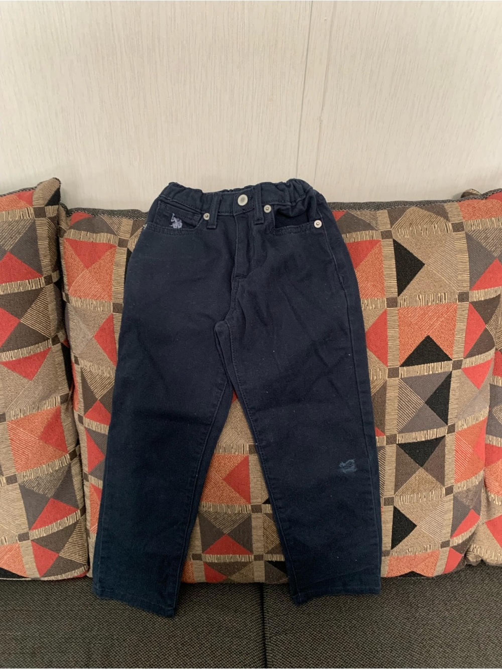 U.S. Polo Assn. Kids Navy Elastic-Waist Pants